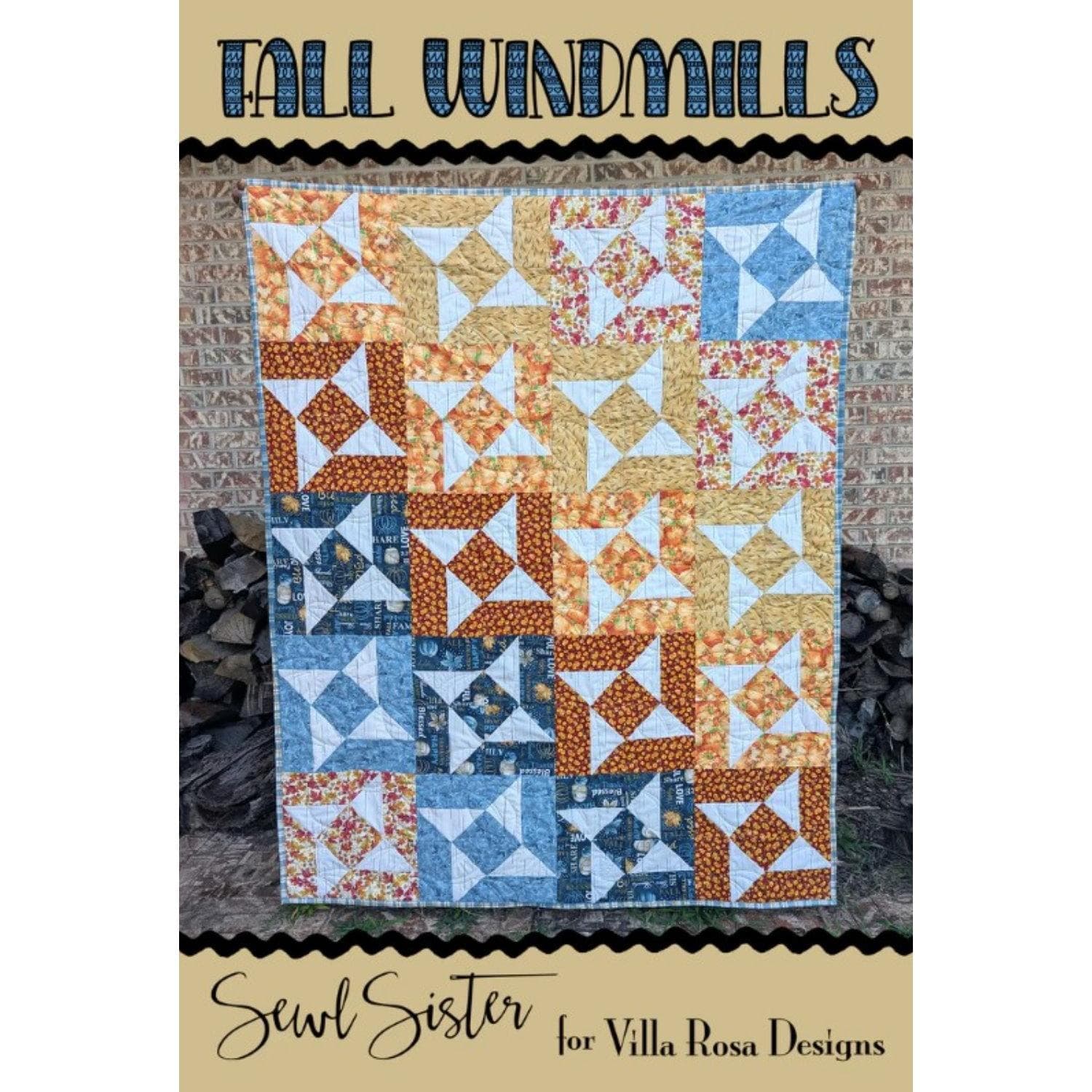 Villa Rosa Designs - Fall Windmills 704001450597
