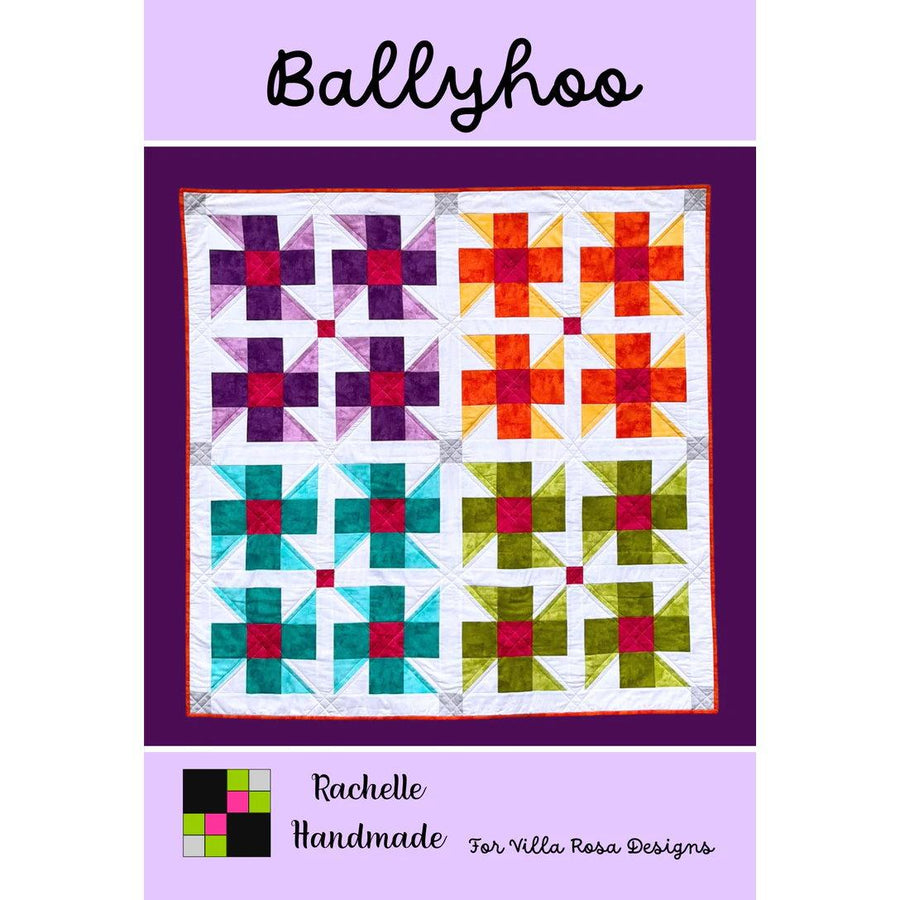 Villa Rosa Postcard - Ballyhoo Quilt Pattern 729859663555