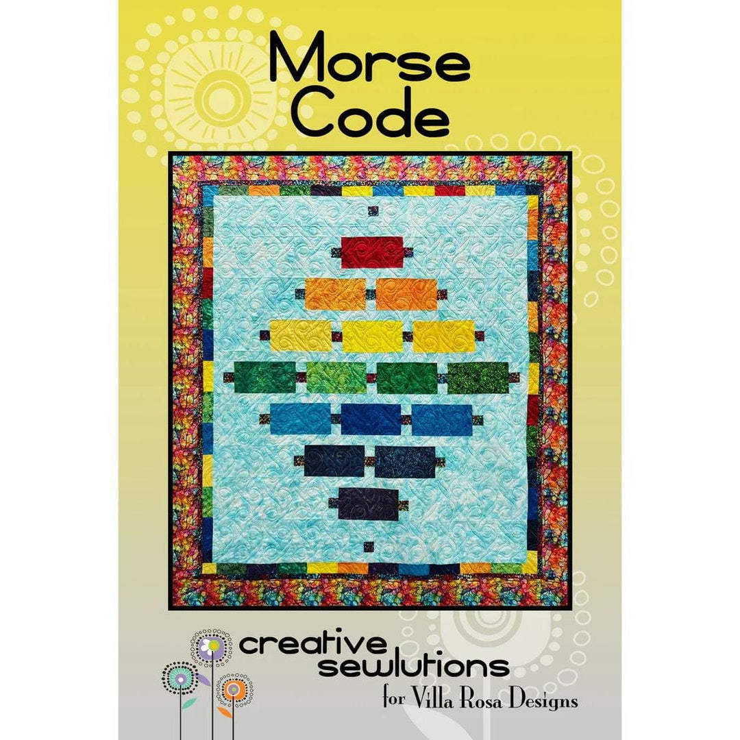 Villa Rosa Postcard - Morse Code Quilt Pattern 729859663586