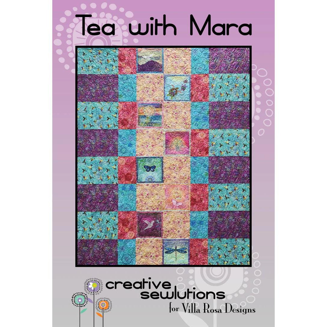 Villa Rosa Postcard - Tea with Mara Quilt Pattern 729859663647