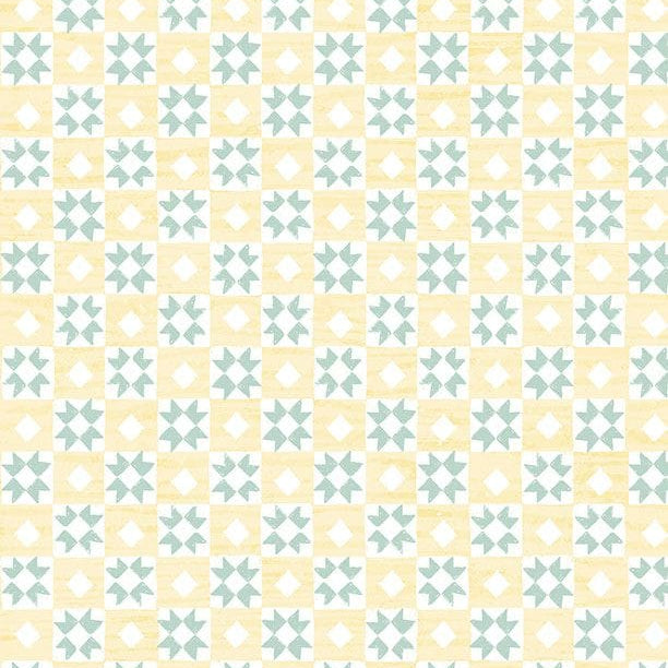 Checkerboard Yellow - Family Farmstead 3008-96496-571