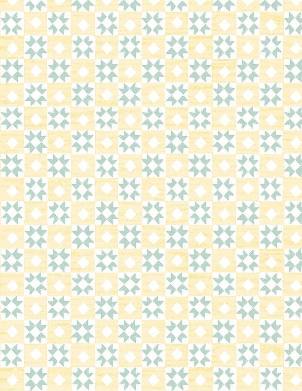 Checkerboard Yellow - Family Farmstead 3008-96496-571