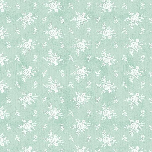 Ditsy Teal - Family Farmstead 3008-96495-771