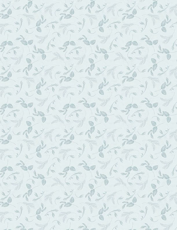 Leaf Toss Blue - Blushing Meadow 1077-89306-444