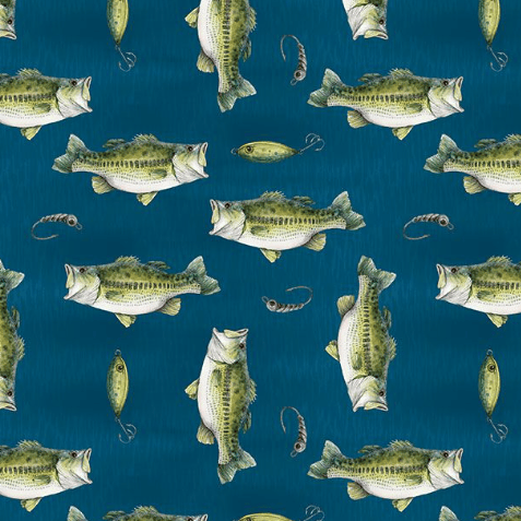 Reeled In - Fish Toss Blue 3061-21772-471