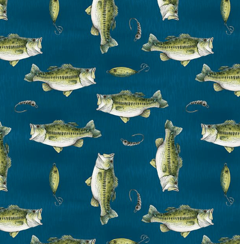 Reeled In - Fish Toss Blue 3061-21772-471