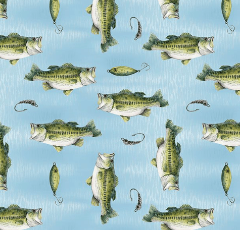 Reeled In - Fish Toss Light Blue 3061-21772-470