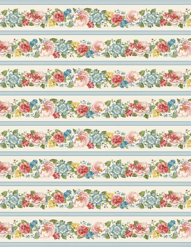 Repeating Stripe Multi - Blushing Meadow 1077-89302-274