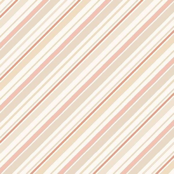 Blessed By Nature - Diagonal Stripe Cream Peach 3041-17815-223