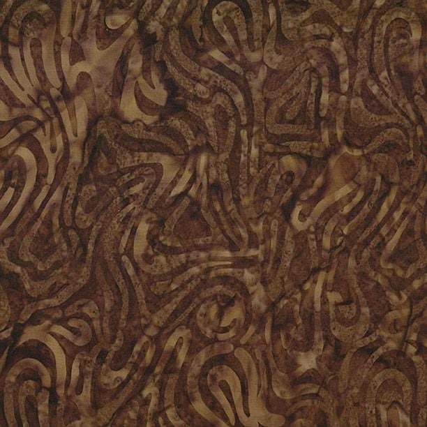 Cinnamon Twist - Floating Lines Dark Brown 1400-22303-222