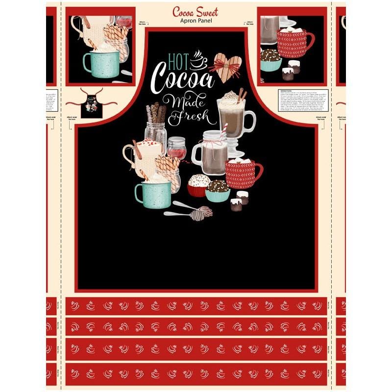 Cocoa Sweet - Apron Panel Multi 3017-27670-931