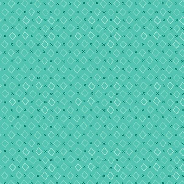 Cocoa Sweet - Diamonds All Over Teal 3017-27676-777