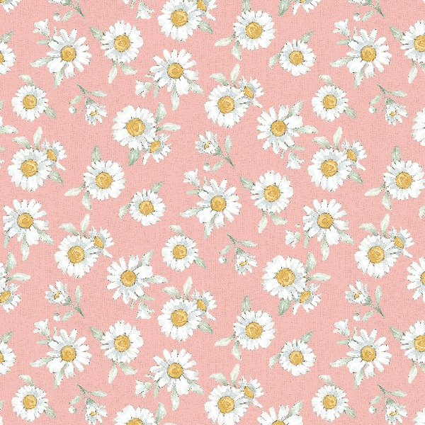 Daisy Days - Daisies Pink – Stitchin' Heaven