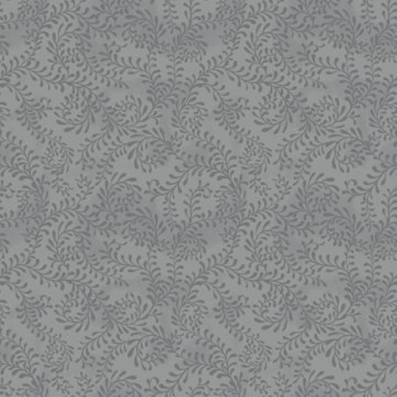 Essentials Swirling Leaves 108 inch - Dark Gray 3062-4427-991