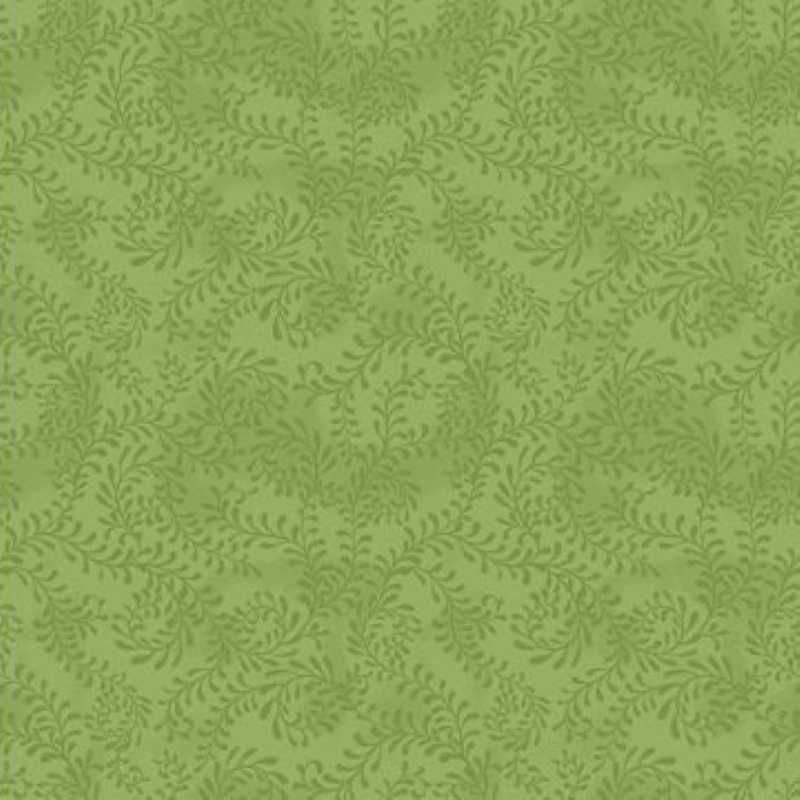 Essentials Swirling Leaves 108 inch - Green 3062-4427-777