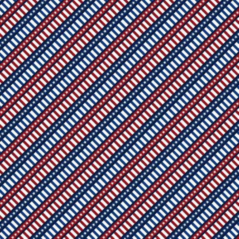 Hearts Anthem - Diagonal Stripe Navy 1031-84478-433