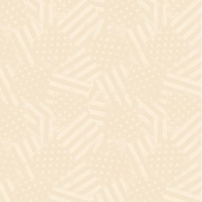 Hearts Anthem - Flag Texture Cream 1031-84480-121