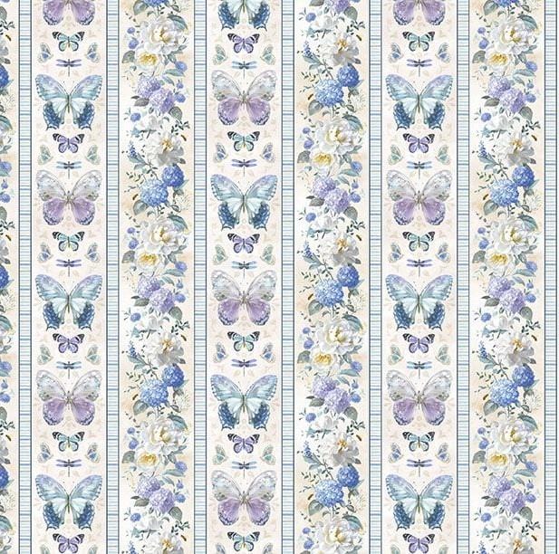 Morning Blooms - Repeating Stripe Multi 1077-89271-146
