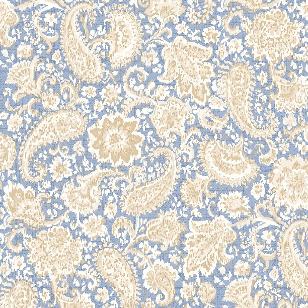 Radiance - Floral and Paisley Light Denim 1803-98742-412