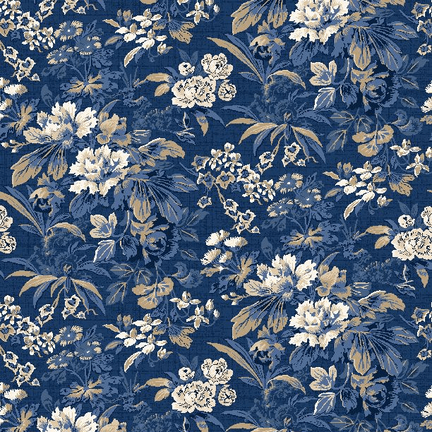 Radiance - Medium Floral Dark Denim 1803-98741-424