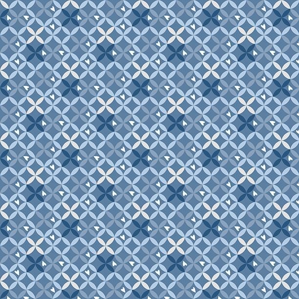 Safari Lullaby - Criss Cross Blue 3060-36268-414