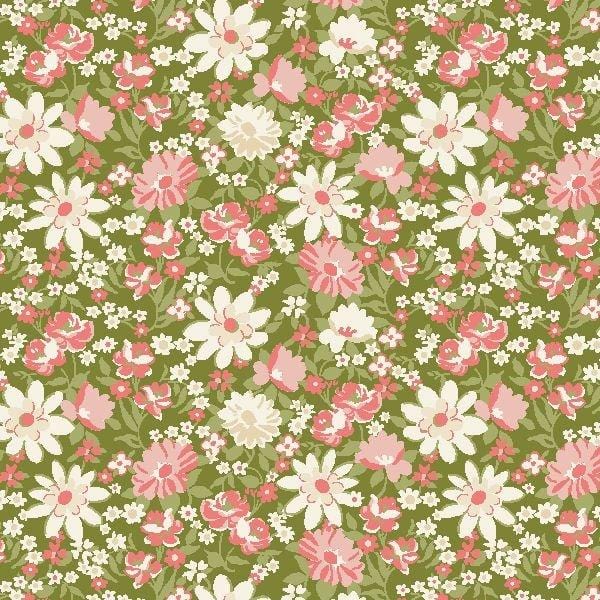 Sentiments - Packed Floral Green 1803-98723-713