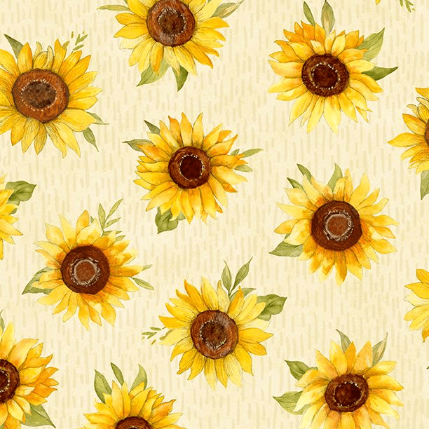 Sunflower Splendor - Sunflower Toss Cream 3023-83328-252