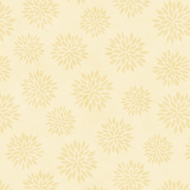 Sunflower Splendor - Tonal Flowers Cream 3023-83333-211