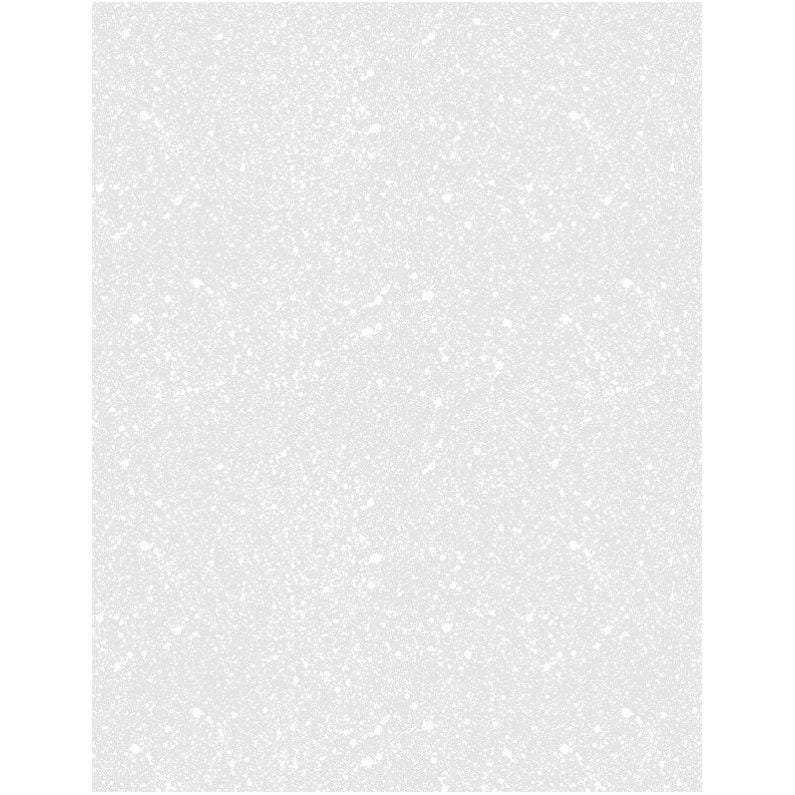 Wilmington Print - White on White - Spattered Texture White 1080-31588-100