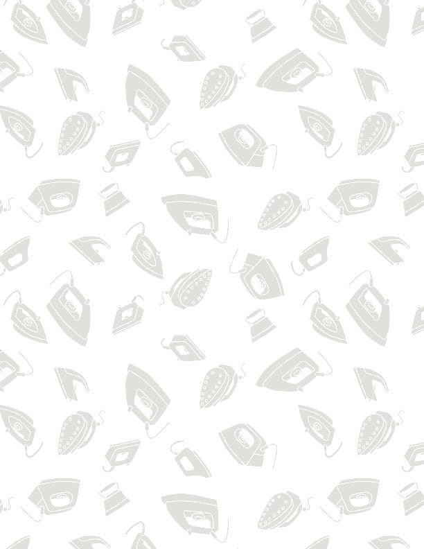 White on White Irons - Sew Happy 1817-39159-100