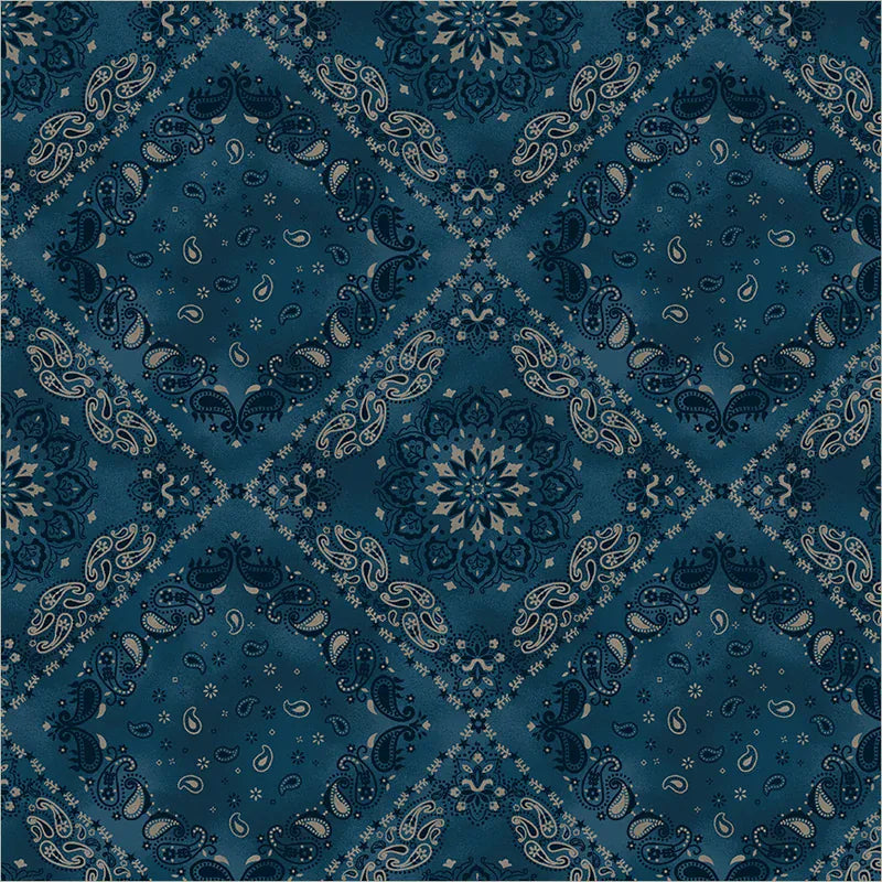 Bandana Navy - Lone Star Trail 55432-8