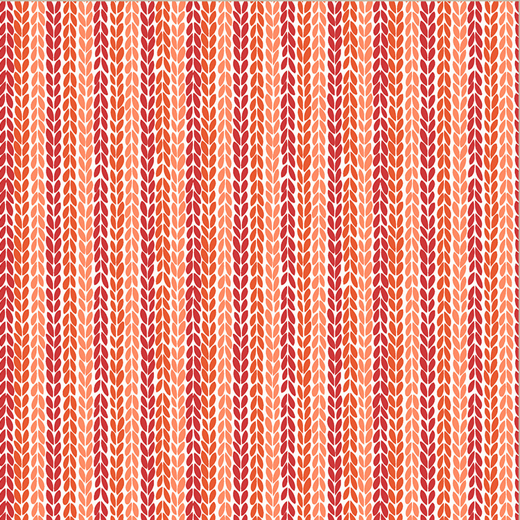 Clover & Dot - Leaf Stripe Coral 53864-11