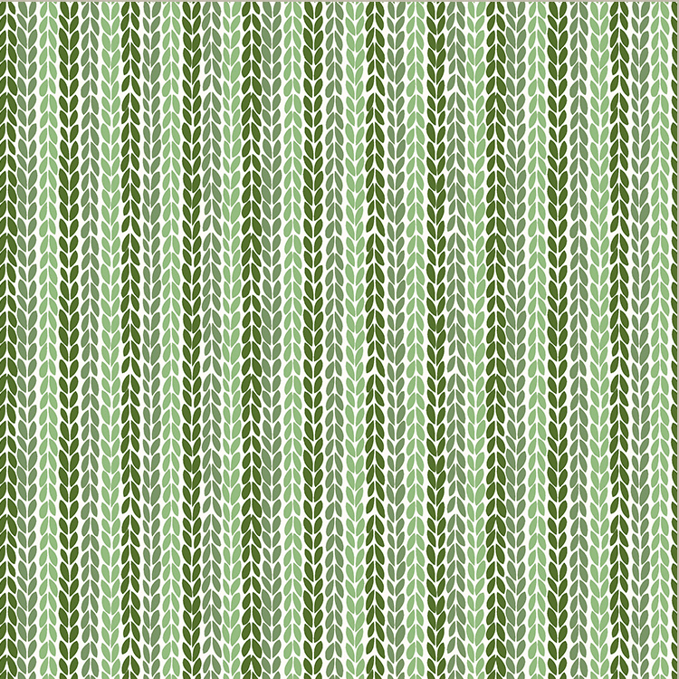 Clover & Dot - Leaf Stripe Green 53864-5