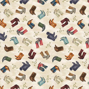 Country Boots Cream - Lone Star Trail 55431-7
