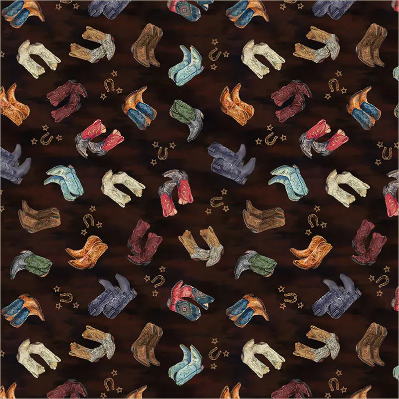 Cowboy Boots Ebony - Lone Star Trail 55431-6