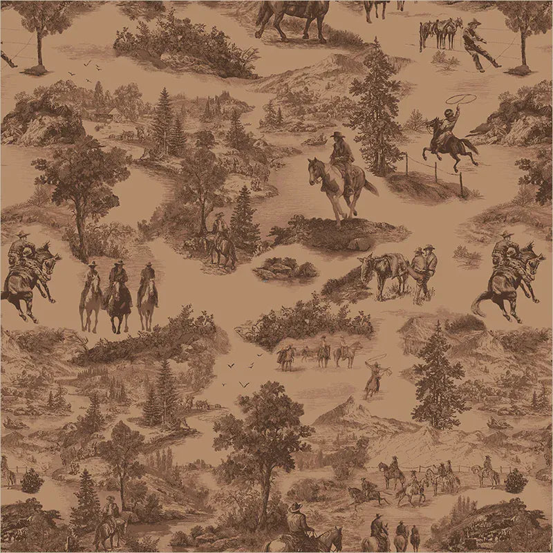 Cowboy Toile Saddle - Lone Star Trail 55430-5