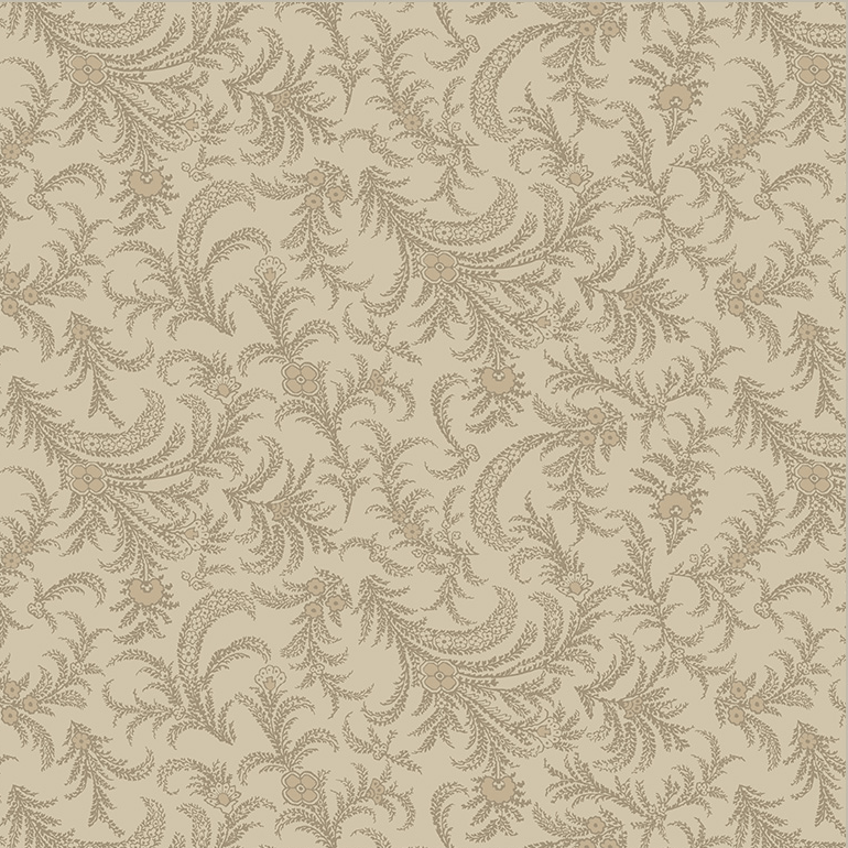 Oxford - Delicate Paisley Almond 53891-4