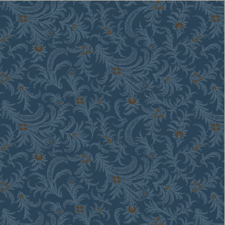 Oxford - Delicate Paisley Blue 53891-1