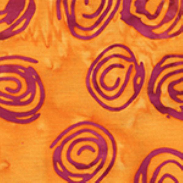 Plum Fizz - Scribble Dot Orange 2756Q-X