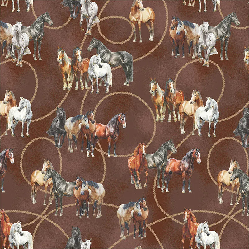 Wild Horses Brown - Lone Star Trail 55429-3