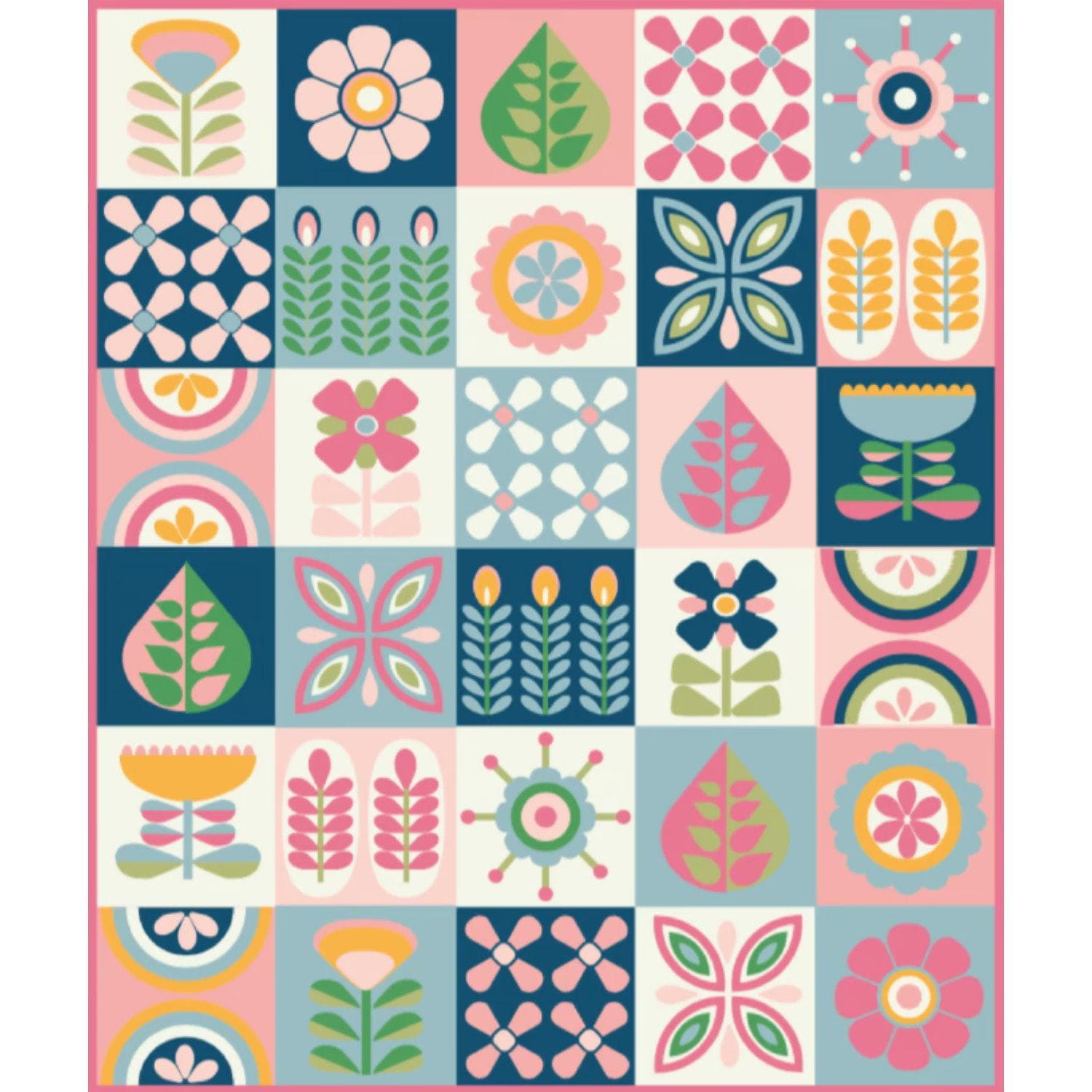 Quilt Pattern - Blomma BLOMMAPAT