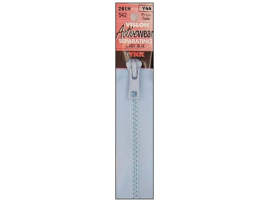 22 Inch Separating Zipper - Candy Blue BREWER 