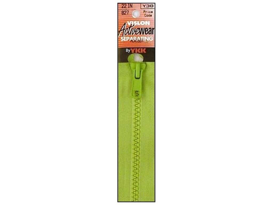 22 Inch Separating Zipper -  Peridot BREWER 