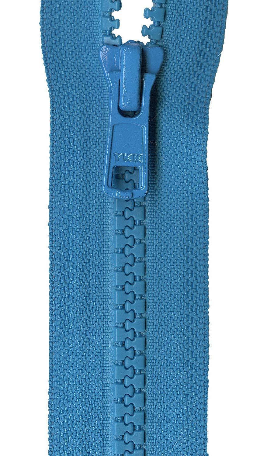 22 Inch Separating Zipper -  Pirate Blue BREWER 