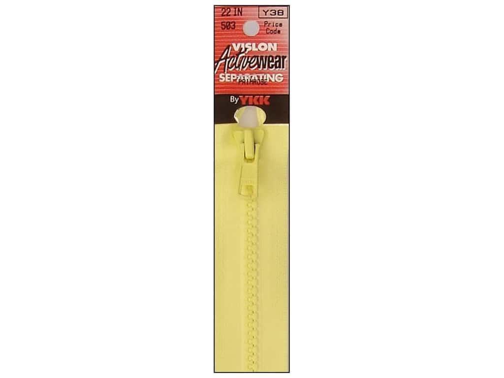 22 Inch Separating Zipper - Primrose BREWER 