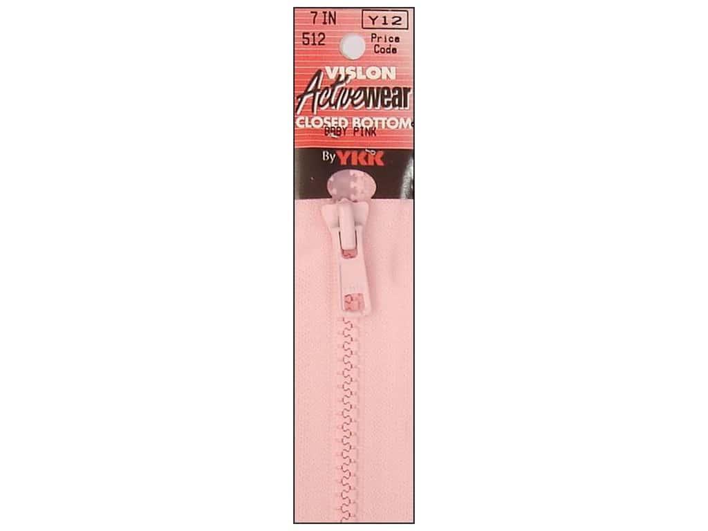 7 IN Zipper - Baby Pink BREWER 