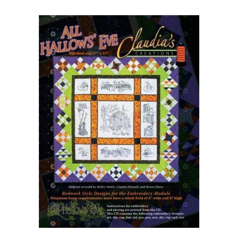 All Hallows Eve Machine Embroidery - CD Pattern Checker Distributors 