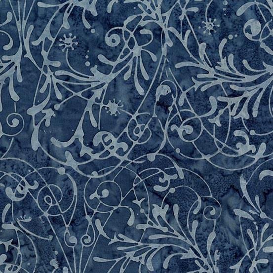 Andover - Bakers Dozens - Scroll - Egyptian Blue Andover Fabrics/CIT 