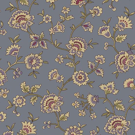 Andover - Everlasting -  Florish Periwinkle Andover Fabrics/CIT 