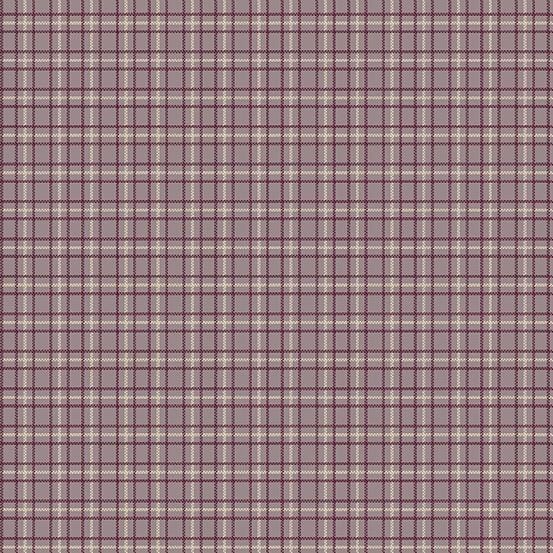 Andover - Spiced Cider - Harvest Plaid Purple Andover Fabrics/CIT 